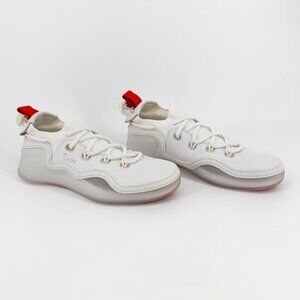 Christian Louboutin Arpoador Donna Sneakers White Leather Size 39.5 US 9.5 Women